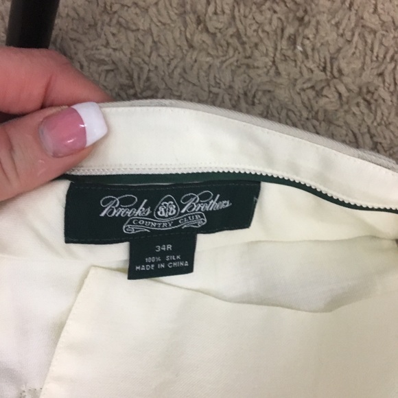 Men’s Brooks Brothers Light Tan Pants - NEW - Picture 3 of 5